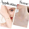 24Pcs 2 Styles Brass Micro Pave Cubic Zirconia Charms KK-BBC0019-03-4