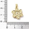 Brass Micro Pave Cubic Zirconia Pendants KK-F877-23G-3