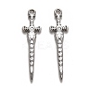 Non-Tarnish 304 Stainless Steel Pendants STAS-B054-06P-1