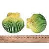Spray Painted Natural Scallop Shell Big Pendants SSHEL-T017-14E-3