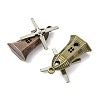 6Pcs 2 Colors Tibetan Style Alloy Pendants FIND-FS0002-56-2