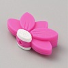 Lotus Food Grade Eco-Friendly Silicone Beads LS-SIL-WH0019-22F-2