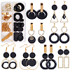 SUNNYCLUE DIY Geometry Dangle Earring Making Kits DIY-SC0019-59-1