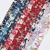 Japanese Kimono Style Floral Cotton Ribbon OCOR-FG0001-07-5
