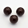 No Hole Spray Painted Brass Round Ball Chime Beads LS-KKB-J003-02-1