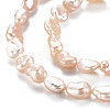 Natural Keshi Pearl Beads Strands PEAR-S020-T05-4