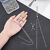 12Pcs 2 Style Adjustable 304 Stainless Steel Bracelet Making MAK-UN0001-22-2