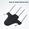 Road Mtb Bike Fender Under Saddle Dry Smart Ass Rear Mudguard Universal AJEW-WH0143-34B-4