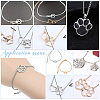 12Pcs 2 Colors 304 Stainless Steel Charms STAS-UN0057-80-6