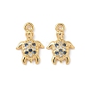 Brass Micro Pave Cubic Zirconia Charms X-KK-C099-01K-G-1