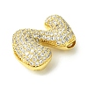 Rack Plating Brass Cubic Zirconia Pendants KK-S378-02G-Z-2