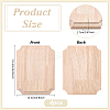 4Pcs Natural Wood Carved Onlay Applique Craft WOOD-FG0001-64B-2