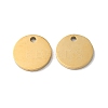 304 Stainless Steel Charms STAS-Q308-09F-G-1