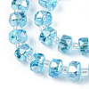 Transparent Glass Beads Strands EGLA-T020-15C-2