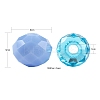 500Pcs 5Colors Electroplate Glass Beads X-EGLA-LS0001-01A-3