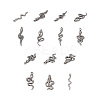 14pcs 7 Styles 304 Stainless Steel Pendants STAS-TA0001-29-8