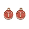 Alloy Enamel Pendants ENAM-S124-01B-12A-1