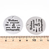 Non-Tarnish 201 Stainless Steel Pendants STAS-T064-38P-9-3