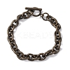 304 Stainless Steel Cable Chains Bracelets for Women Men BJEW-P376-02AB-4