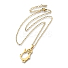 304 Stainless Steel Laser Cut Penguin Pendant Necklaces for Women Men NJEW-Q032-01D-G-4