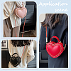 5Pcs 5 Colors PU Leather & Aluminum Chain Bag Straps FIND-WR0009-49-7