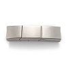 316 Surgical Stainless Steel Magnetic Clasps with Glue-in Ends STAS-F269-03MP-2