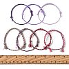 14Pcs 7 Colors Cotton Cord Bracelet Set for Men Women BJEW-FS00025-05-5