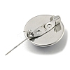 Round Glass Brooches FIND-Q096-01A-2
