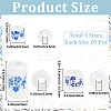 60Pcs 3 Styles Handmade Porcelain Ceramic Beads PORC-SC0001-27-2