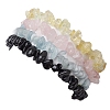 12 Constellation Natural Mixed Gemstone Chip Beaded Stretch Bracelets Sets for Women Men BJEW-JB10264-01-2