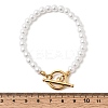 Plastic Pearl Beaded Bracelets for Women BJEW-L716-02G-5