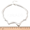 Alloy Flow Water Choker Necklaces for Women AL-CBA9074-01P-5