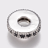 Brass Micro Pave Cubic Zirconia Bead Spacers LS-ZIRC-K074-11A-02P-2