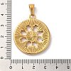PVD Vacuum Plating 304 Stainless Steel Pendants STAS-M322-34G-3