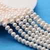 Grade A Natural Cultured Freshwater Pearl Beads Strands X-A23WW011-1