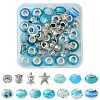 DIY Tibetan Style Alloy & Resin European Beads Making Finding Kits DIY-FS0006-78F-1