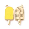 Brass Enamel Pendants KK-A168-16-02G-1