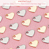 100Pcs 2 Colors 304 Stainless Steel Charms STAS-UN0032-96-2