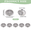 200Pcs Tibetan Style Alloy Beads TIBEB-LP0001-73AS-2