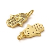 Rack Plating Real 18K Gold Plated Brass Pendants KK-B077-04G-2
