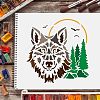 Plastic Reusable Drawing Painting Stencils Templates DIY-WH0172-259-6