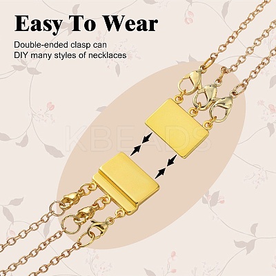 Zinc Alloy Box Magnetic Clasps Converter LS-PALLOY-C159-02LG-1