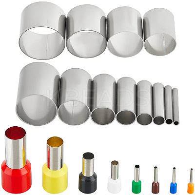 Plastic & Stainless Steel Clay Round Hole Cutter TOOL-CP0001-51-1