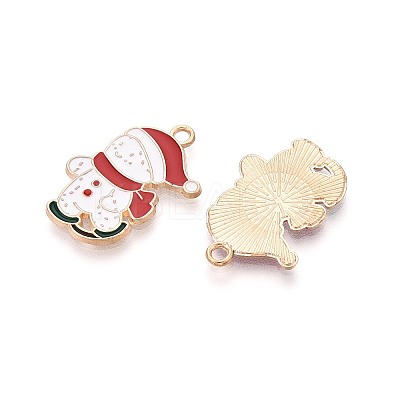 Alloy and Enamel Pendants PALLOY-T092-54-1