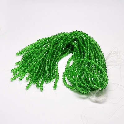 Transparent Glass Beads Strands EGLA-A039-T6mm-D03-1