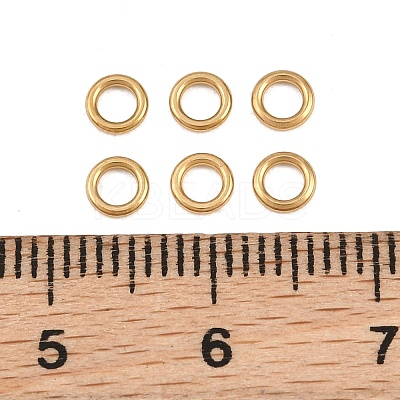 Ion Plating(IP) 304 Stainless Steel Closed Jump Rings STAS-G393-06G-14-1