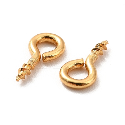 304 Stainless Steel Screw Eye Pin Peg Bails STAS-E044-07G-01-1