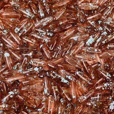 Picasso Transparent Glass Seed Beads SEED-N012-11D-1