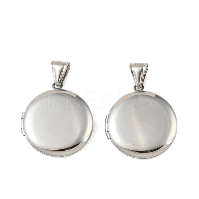 316 Stainless Steel Locket Pendants STAS-K321-11C-P-1