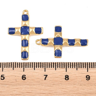 304 Stainless Steel Enamel Pendants STAS-G398-21G-03-1
